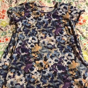 LuLaRoe sz6 Floral Scarlet
